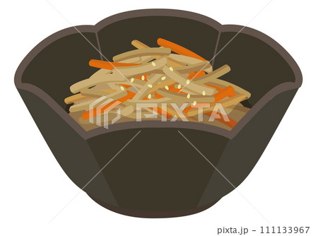 おかず_きんぴらごぼう_小鉢 おかず_きんぴらごぼう_小鉢 111133967
