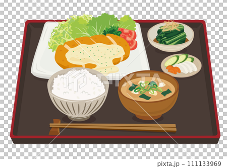 Fried food_Chicken Nanban set meal (tartar sauce) 111133969