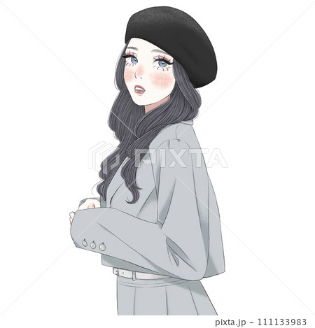 みつめる女性 111133983