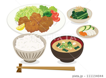 揚げ物_唐揚げ_鶏のからあげ定食 揚げ物_唐揚げ_鶏のからあげ定食 111134044