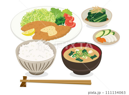 揚げ物_白身魚フライ定食(タルタルソース) 揚げ物_白身魚フライ定食(タルタルソース) 111134063