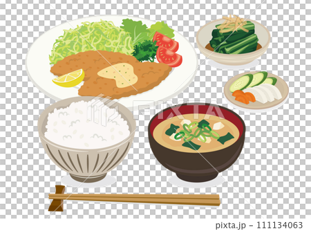 揚げ物_白身魚フライ定食(タルタルソース) 揚げ物_白身魚フライ定食(タルタルソース) 111134063