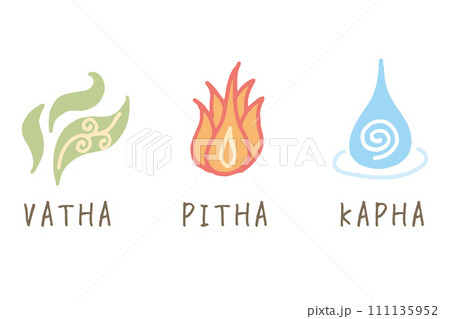 ドーシャのイラスト（ベクターあり） 111135952