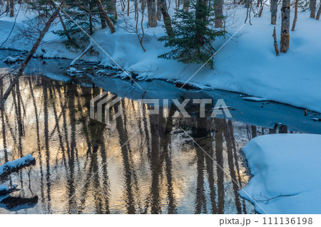 冬の上高地 111136198