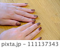 バレンタインネイル 111137343