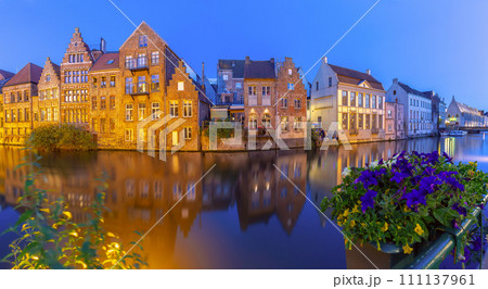 Old town of Ghent, Belgium 111137961