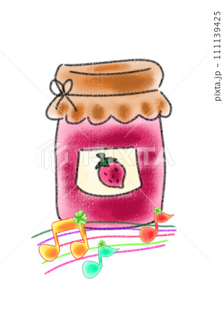 おいしい手作りジャムのイラスト 111139425