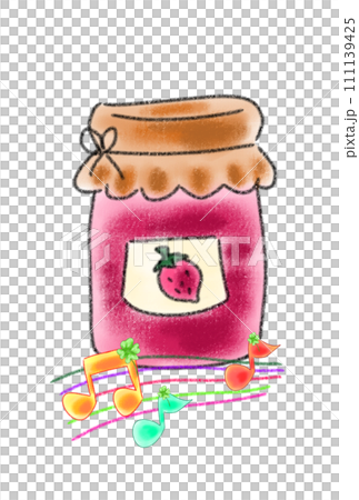 おいしい手作りジャムのイラスト 111139425