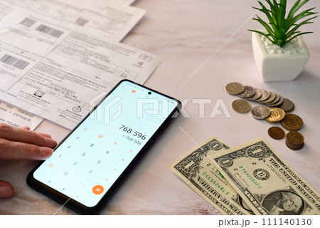 Stressed man shocked with amount to be paid for electricity,financial problem 111140130