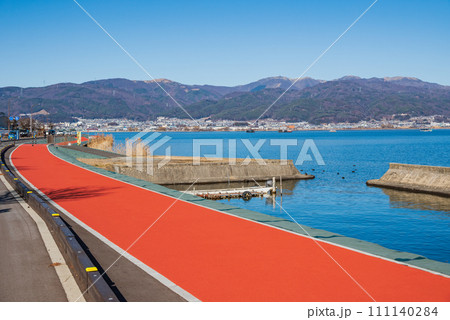 諏訪湖周ジョギングロード【岡谷市】 111140284