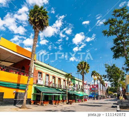 Plaza Garibaldi in the historic district of Mexico City, the capital of Mexico 111142072