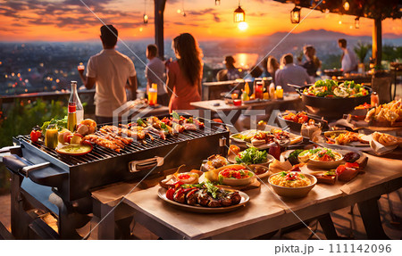 Summertime grill party Summertime grill party 111142096
