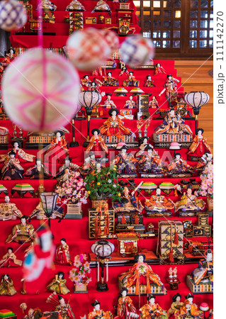 春の堤治神社、美濃地の雛祭〈愛知県一宮市〉 111142270