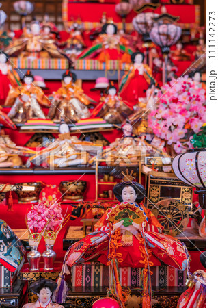 春の堤治神社、美濃地の雛祭〈愛知県一宮市〉 春の堤治神社、美濃地の雛祭〈愛知県一宮市〉 111142273