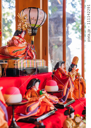 春の堤治神社、美濃地の雛祭〈愛知県一宮市〉 春の堤治神社、美濃地の雛祭〈愛知県一宮市〉 111142291
