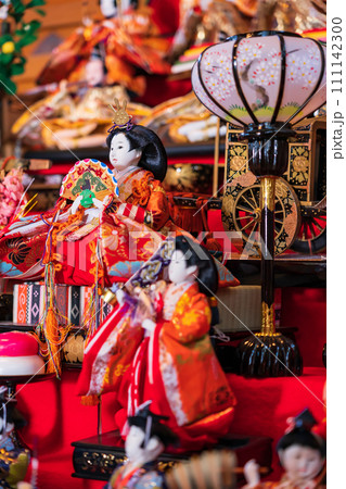 春の堤治神社、美濃地の雛祭〈愛知県一宮市〉 111142300