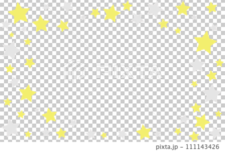 yellow and gray star frame background 111143426
