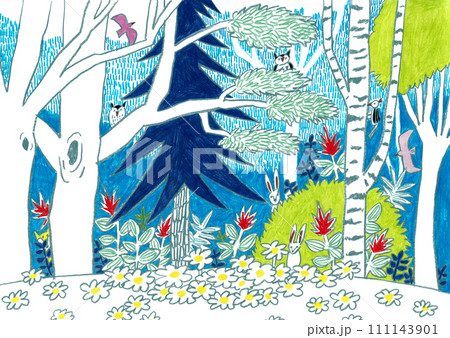 森の中 森の中 111143901