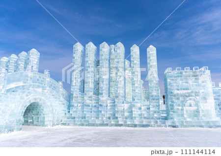 Harbin International Ice and Snow Sculpture Festival is an annual winter festival that takes place in Harbin, China. It is the world largest ice and snow festival. Harbin International Ice and Snow Sculpture Festival is an annual winter festival that takes place in Harbin, China. It is the world largest ice and snow festival. 111144114
