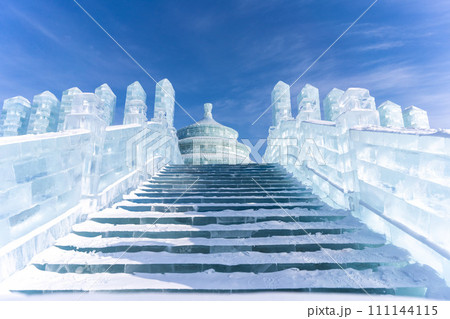 Harbin International Ice and Snow Sculpture Festival is an annual winter festival that takes place in Harbin, China. It is the world largest ice and snow festival. 111144115