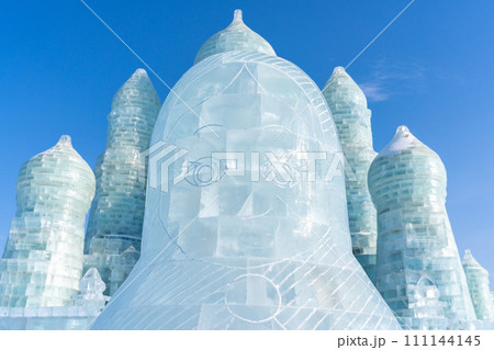 Harbin International Ice and Snow Sculpture Festival is an annual winter festival that takes place in Harbin, China. It is the world largest ice and snow festival. 111144145