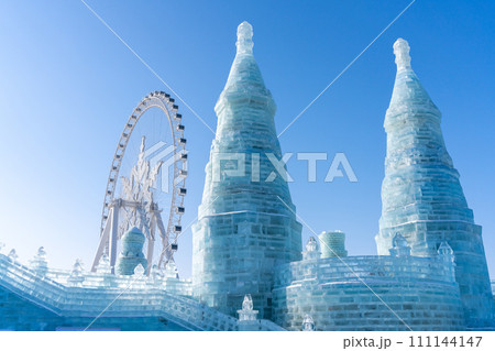 Harbin International Ice and Snow Sculpture Festival is an annual winter festival that takes place in Harbin, China. It is the world largest ice and snow festival. 111144147