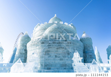 Harbin International Ice and Snow Sculpture Festival is an annual winter festival that takes place in Harbin, China. It is the world largest ice and snow festival. 111144153