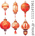 Festive Elegance: Golden Ornament Animal Zodiac for Chinese New Year, Traditional Symbolism in Decor 111145961