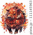 Auspicious Beginnings: Chinese New Year Golden Ornamentation, Symbolizing Animal Zodiac Traditions 111145963