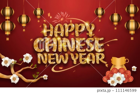 Happy Chinese New Year Card 111146599