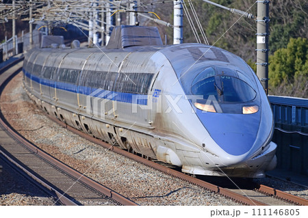 山陽新幹線　岡山ー相生　JR西日本　500系　V9編成（博多）　ひかり　こだま 111146805
