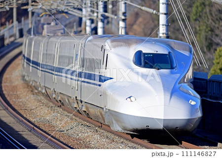 山陽新幹線　岡山ー相生　JR東海　N700A系2000番台　X32編成（大阪）　のぞみ　ひかり 111146827