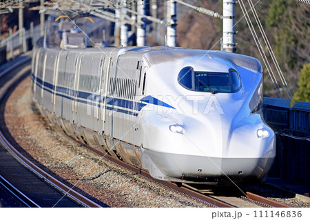 山陽新幹線　岡山ー相生　JR東海　N700S系0番台　J38編成（東京）　のぞみ　ひかり 111146836
