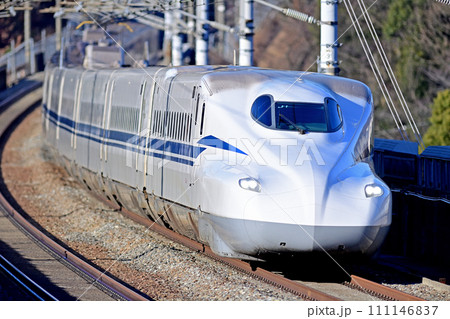 山陽新幹線　岡山ー相生　JR東海　N700S系0番台　J1編成（東京）　のぞみ　ひかり 111146837