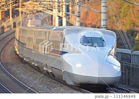 山陽新幹線　岡山ー相生　JR西日本　N700A系5000番台　K5編成（博多）　のぞみ　ひかり 111146849