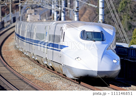 山陽新幹線　岡山ー相生　JR西日本　N700A系5000番台　K13編成（博多）　のぞみ　ひかり 111146851