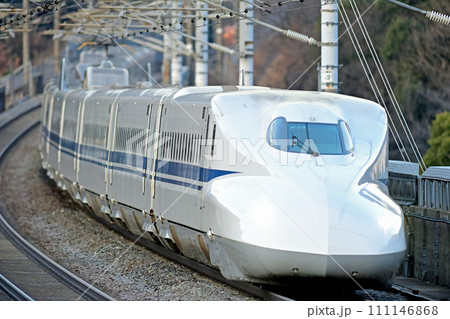 山陽新幹線　岡山ー相生　JR西日本　N700A系4000番台　F24編成（博多）　のぞみ　ひかり 111146868