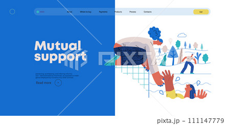 Mutual Support: Save a drowning person -modern flat vector concept illustration of woman reaching out to drowning woman A metaphor of voluntary, collaborative exchanges of resource, services Mutual Support: Save a drowning person -modern flat vector concept illustration of woman reaching out to drowning woman A metaphor of voluntary, collaborative exchanges of resource, services 111147779