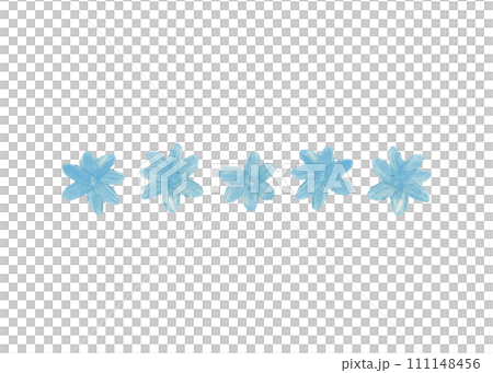 Light blue snowflakes. Abstract illustration of snowflakes. Acrylic drawing Light blue snowflakes. Abstract illustration of snowflakes. Acrylic drawing 111148456