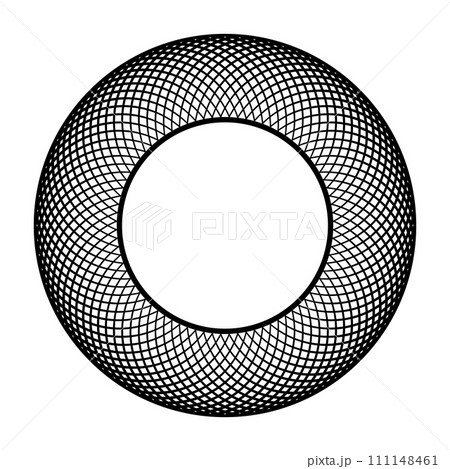 Abstract Geometric Circle Convex Grid Pattern...のイラスト素材 [111148461] - PIXTA