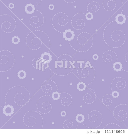 Violet floral  background template - seamless pattern 111148606