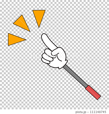 指點桿和強調標記 111148745