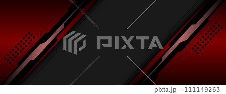 Abstract red metallic black line circuit cyber with geometric blank space design modern futuristic technology creative background vector Abstract red metallic black line circuit cyber with geometric blank space design modern futuristic technology creative background vector 111149263