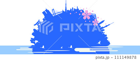 日本の風景の背景_02 111149878