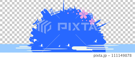 日本の風景の背景_02 111149878