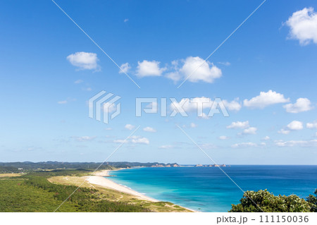 前之浜・竹崎展望台・カセ島・小島・海・空・波 前之浜・竹崎展望台・カセ島・小島・海・空・波 111150036