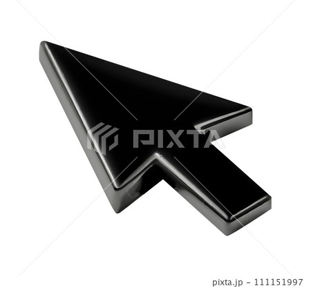 3d computer mouse cursor. arrow icon. Generative AI 111151997