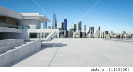 Contemporary square shape design modern Architecture building exterior Contemporary square shape design modern Architecture building exterior 111153005