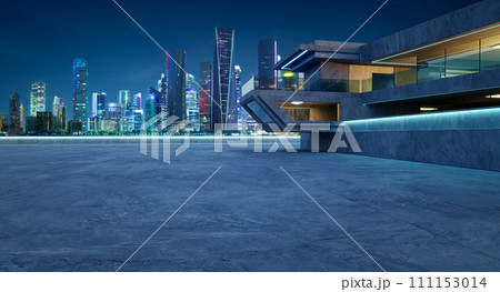 Contemporary square shape design modern Architecture building exterior Contemporary square shape design modern Architecture building exterior 111153014