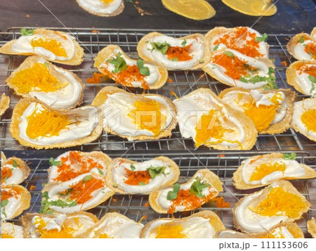 quail eggs at street food quail eggs at street food 111153606